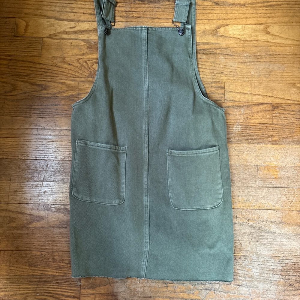 Forever 21 Olive Green Denim Jumper